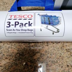 Tesco 3 pack Scan as you Shop Bags NEW