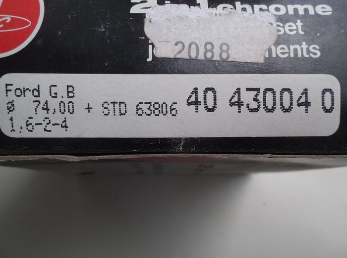 Ford Piston Rings.