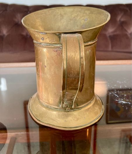 Antique Dutch Melkkan Brass Milk Can Vintage Decoration Authentic Brass Milk Can