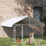 Outdoor Dog Kennel with Roof 200x200x150 cm Image 2