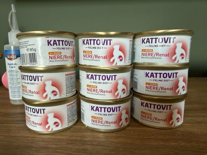 Kattovit renal cat food - wet food 85g can