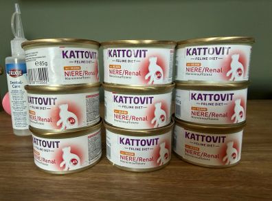 Kattovit renal cat food - wet food 85g can
