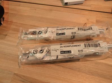 Ikea Komplement Drawer Runners x2