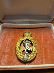 Ww2 Royal Corps Of Signals Cap Badge