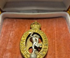 Ww2 Royal Corps Of Signals Cap Badge