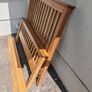4ft Solid Oak Bed frame Image 2