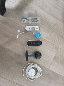 Google nest wired doorbell and indoor camera