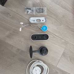 Google nest wired doorbell and indoor camera