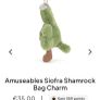 New JELLYCAT Amuseables Siofra Shamrock Bag Charm Image 2
