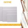 20pcs Canvas Panels (15x20-4pk, 24x30-4pk, 30x40-4pk, 20x20-4pk, 30x30-4pk) 3mm Blank Artist Canvas Board / 280GSM/ 100% Cotton/Triple Primed/Acid Free/Medium Grain- Acrylic & Oil Painting Image 3