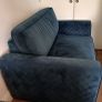 DFS Orka Cuddler Large Armchair - Velvet Blue Image 3