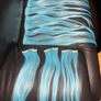 Sky Blue Ombre Clip In Hair Extensions Image 3