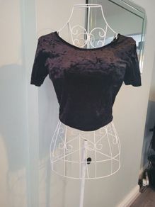 forever 21 velvet top