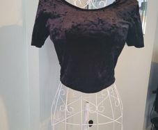 forever 21 velvet top