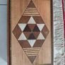 Vintage box of wooden blocks to make buildings Image 5