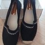black faux suede Espadrilles size 39 Image 2
