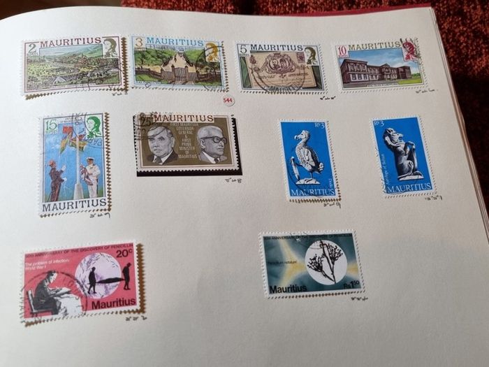 MAURITIUS album with stamps