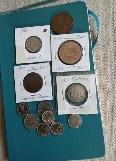 Selection Of Eire Coins