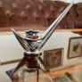 Rare Uber Vintage Retro Lighter 1960s Chrome Steel with Art Deco Geometric Design Image 7
