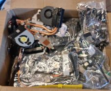 Laptop parts.