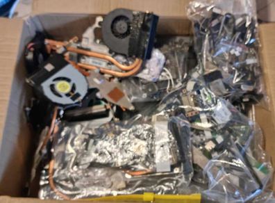 Laptop parts.