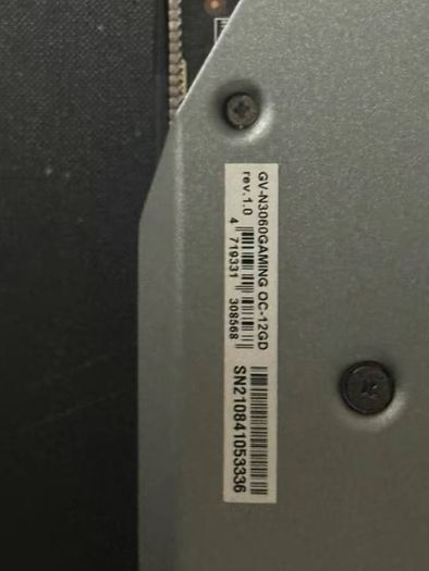 Gigabyte NVIDIA GeForce RTX 3060 Gaming OC 12 GB