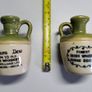 2 x Tullamore Dew - Hand Made - Vintage - Miniature Ceramic Whiskey Jug Image 2