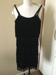 Bershka tassel mini dress