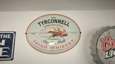 Tyrconnell Irish whiskey signs