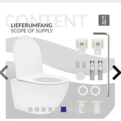 Wall- hung toilet Brand new