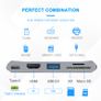 Rocketek Mini Dock Combo USB 3.0 Hub + HDMI 4K@30Hz & SD/TF Card Reader Aluminum Alloy (Brand New/Warranty) Image 2