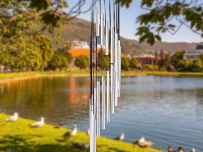 Wind Chimes Outdoor,Large Wind Chimes,36" Garden Chimes with 18 Aluminum Alloy Tubes and 3 S Hooks for Garden Patio Backyard Decor Gift etc (MULTIPLE COLOURS)