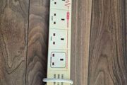 4-gang surge-protected extension lead
