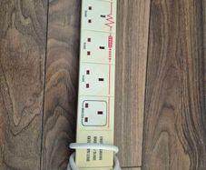 4-gang surge-protected extension lead
