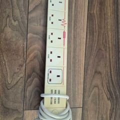 4-gang surge-protected extension lead