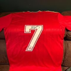 Kenny Dalglish signed Liverpool jersey