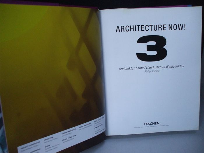 SALE!  ARCHITECTURE NOW! 3 - by Philip Jodidio - text in English, German and French