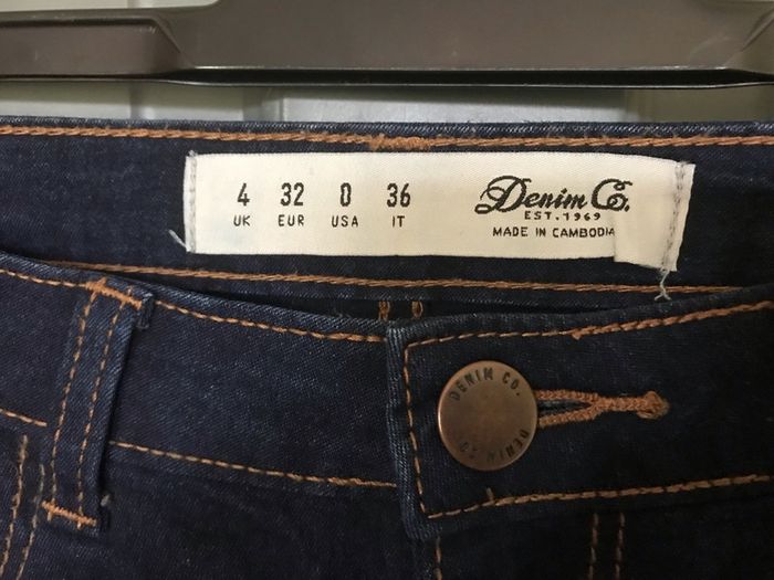 Pennys slim fit navy girls jeans size 4