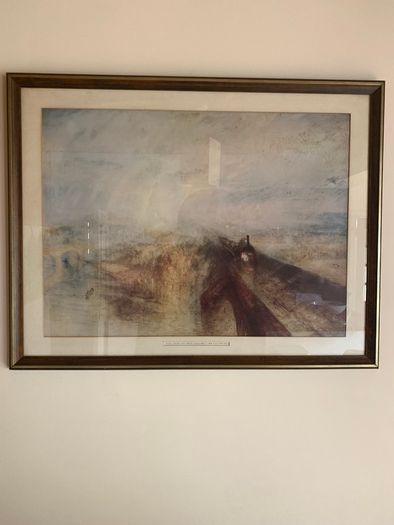 Framed Turner print