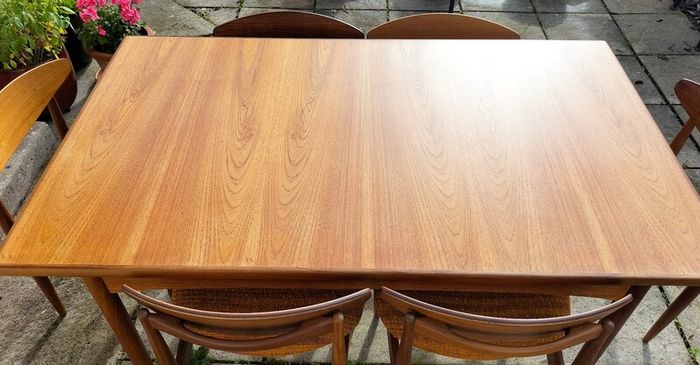 Mid Century Vintage G Plan Kofod Larsen Danish Range Dining Set