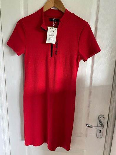 New Bershka red dress Size L