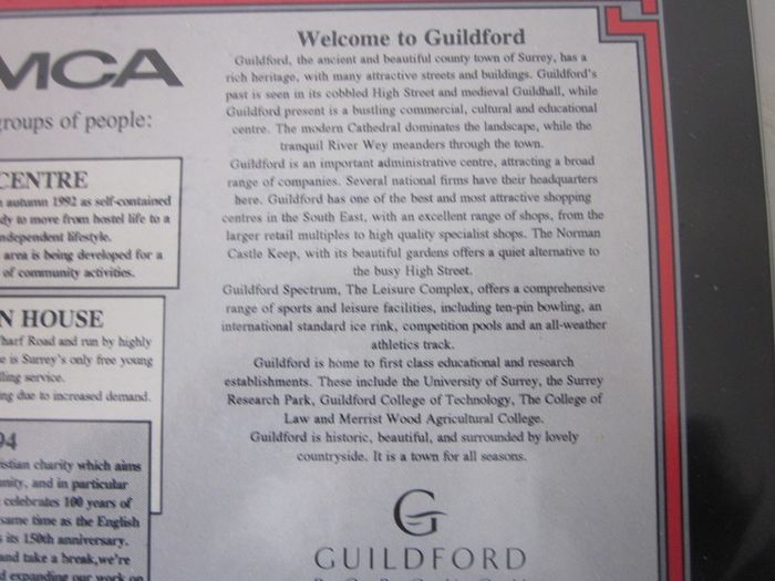The Guildford Game A YMCA Project 1990s Property Buying Board Game
