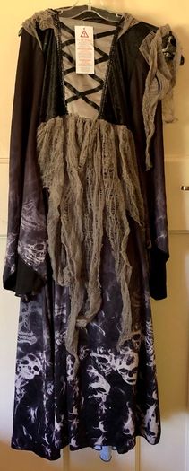 Girls Hallows Eve costume with hood
