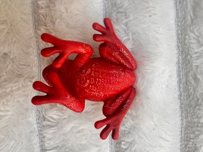Schleich African Reed Frog wild life approx. 4 cm. Used Please see photos