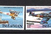 1978 Isle of Man RAF (Royal Air Force) Diamond Jubilee Commemorative Stamps Mint Never Hinged (MNH)