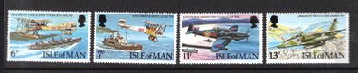 1978 Isle of Man RAF (Royal Air Force) Diamond Jubilee Commemorative Stamps Mint Never Hinged (MNH)