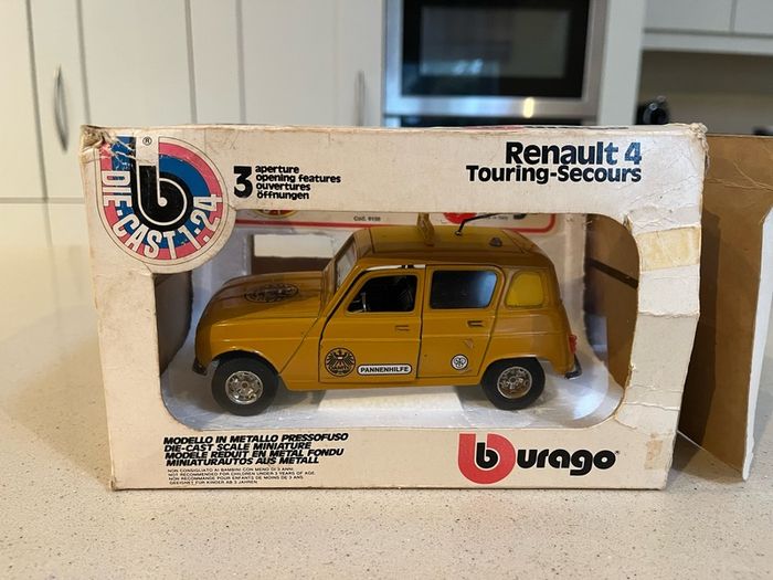 Renault 4 Secours OAMTC Austrian Serie 1/24 Burago Ultra Rare