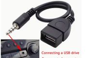 Universal USB-AUX Cable: Plug &amp; Play, High-Speed Cat 7 3.5mm Car Audio Cable 3.5mm OTG Adapter Cable for Seamless Audio in Cars &amp; Beyond