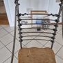 Gerald Pullman Ironworks Chair Hand Forged Iron & Solid Wood Image 3