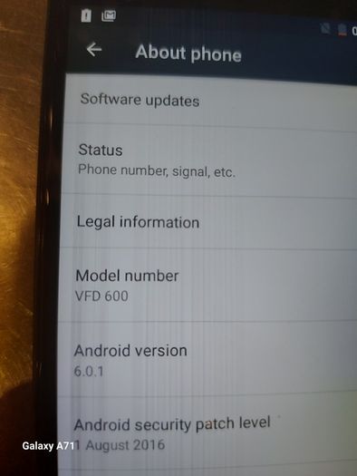 Vodafone Mobile Phone, Model VFD 600, 8GB, working fine and in very good condition